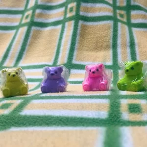Panda eraser with sharpener